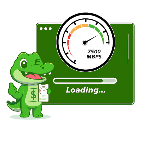 Website speed optimization and SEO performance illustration